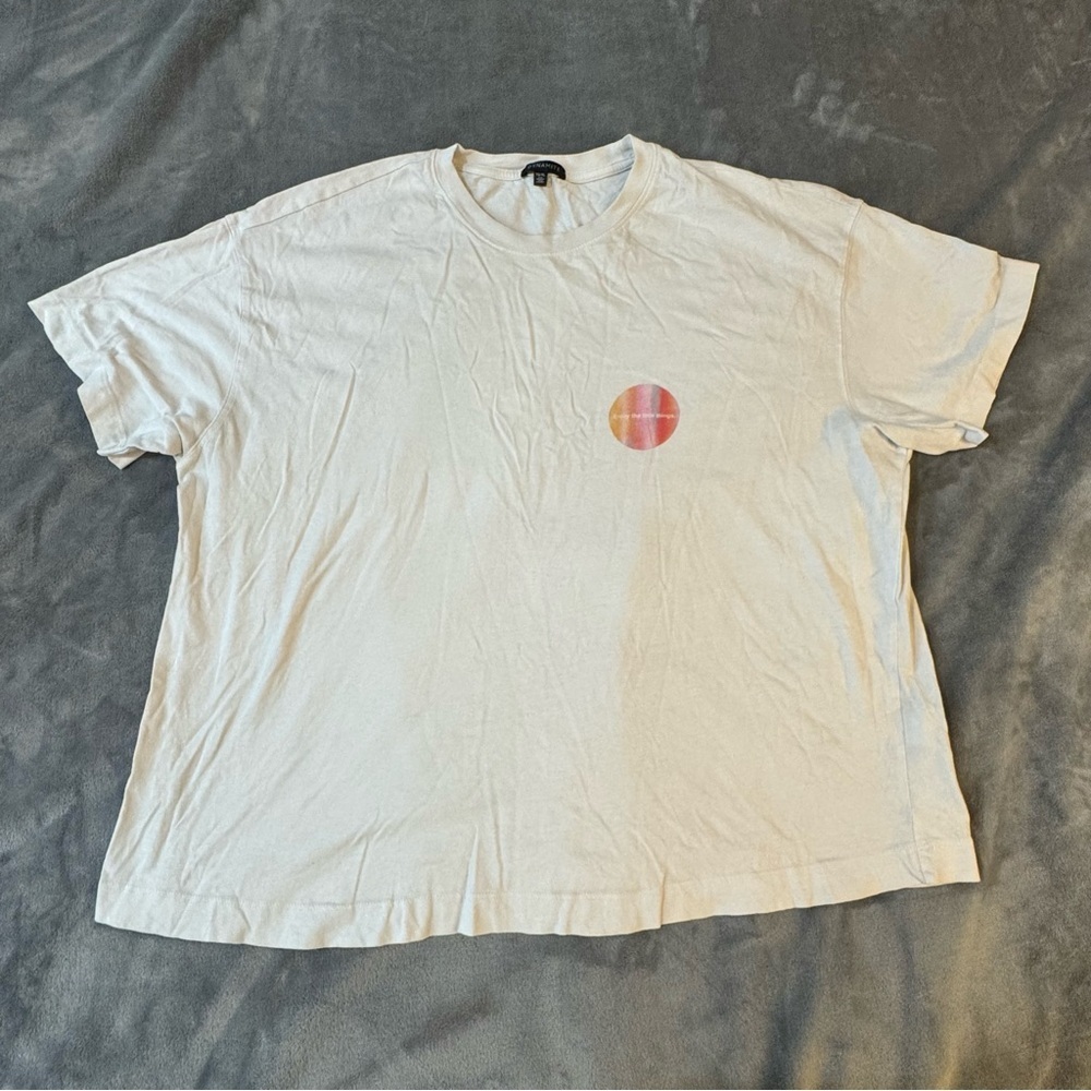 Dynamite White Tee with Red Graphic
#1366